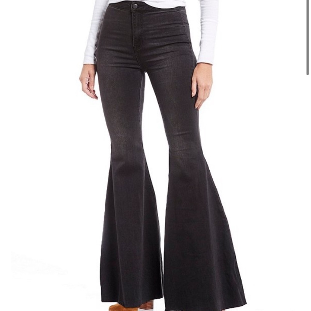 Just Float on Flare Bell Bottom Free People